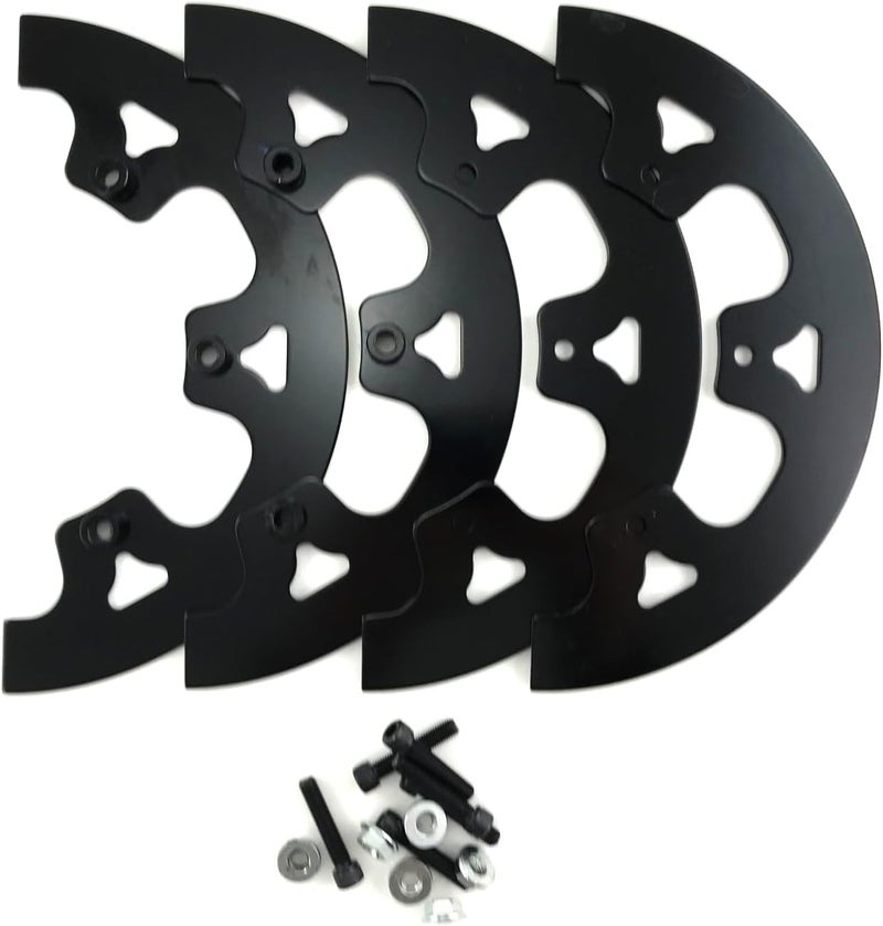 Aluminum 4 Piece Sprocket Guard, 8-3/4 Diameter